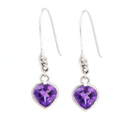 Amethyst Earring 14K Gold