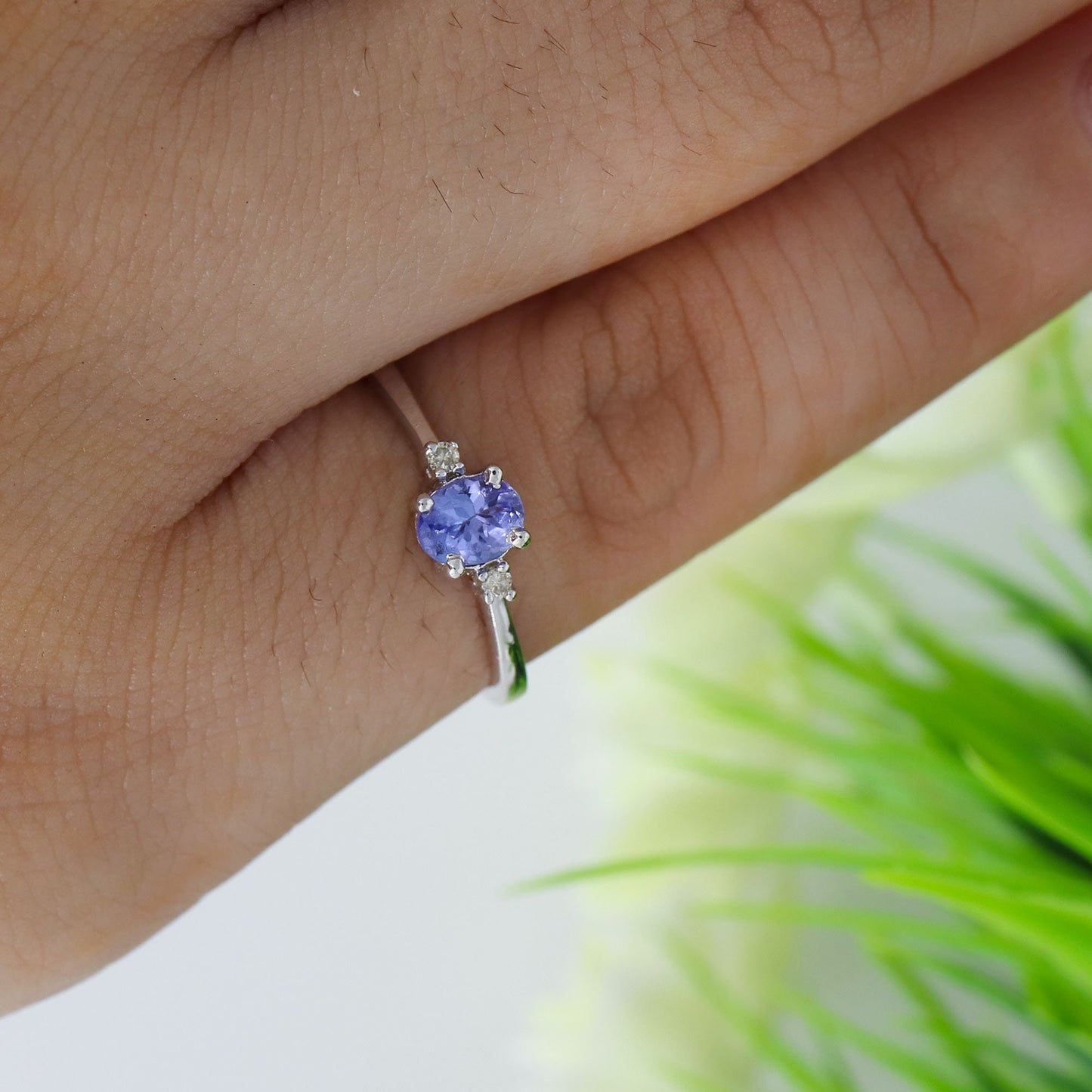 Tanzanite Ring Silver
