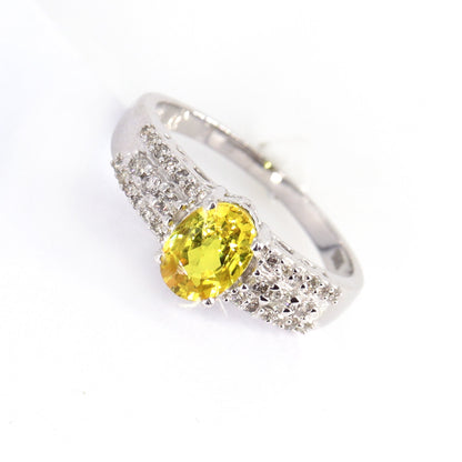 September White Ring 14K Gold