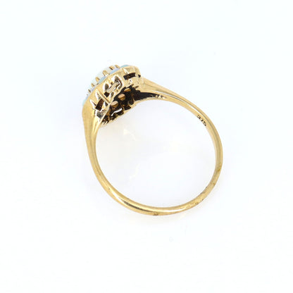 Dainty Opal Ring Gold