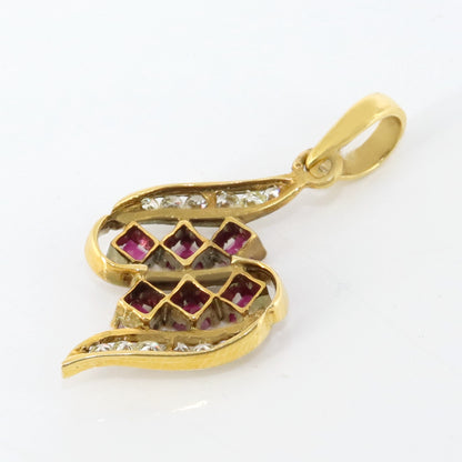 Ruby Pendant 18K Gold