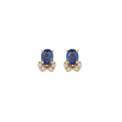 Sapphire Earring 14K Gold