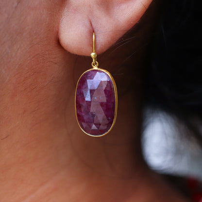 Yellow Earring 18K Gold