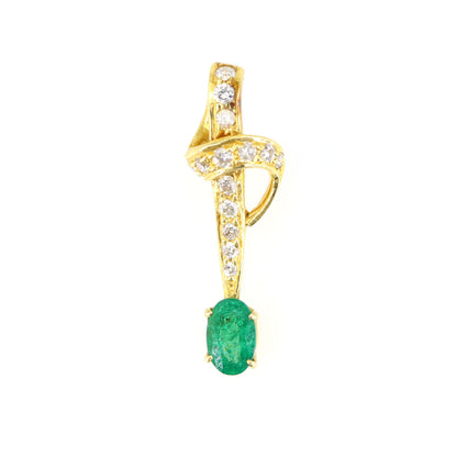 Emerald Pendant 18K Gold