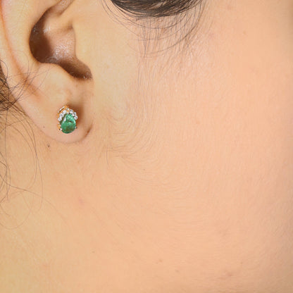 Emerald Earring 14K Gold