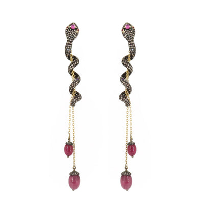 Exclusively Designed Snake Earring
