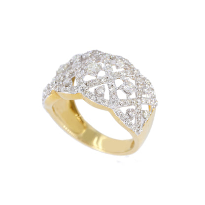 Studded Ring 18K Gold