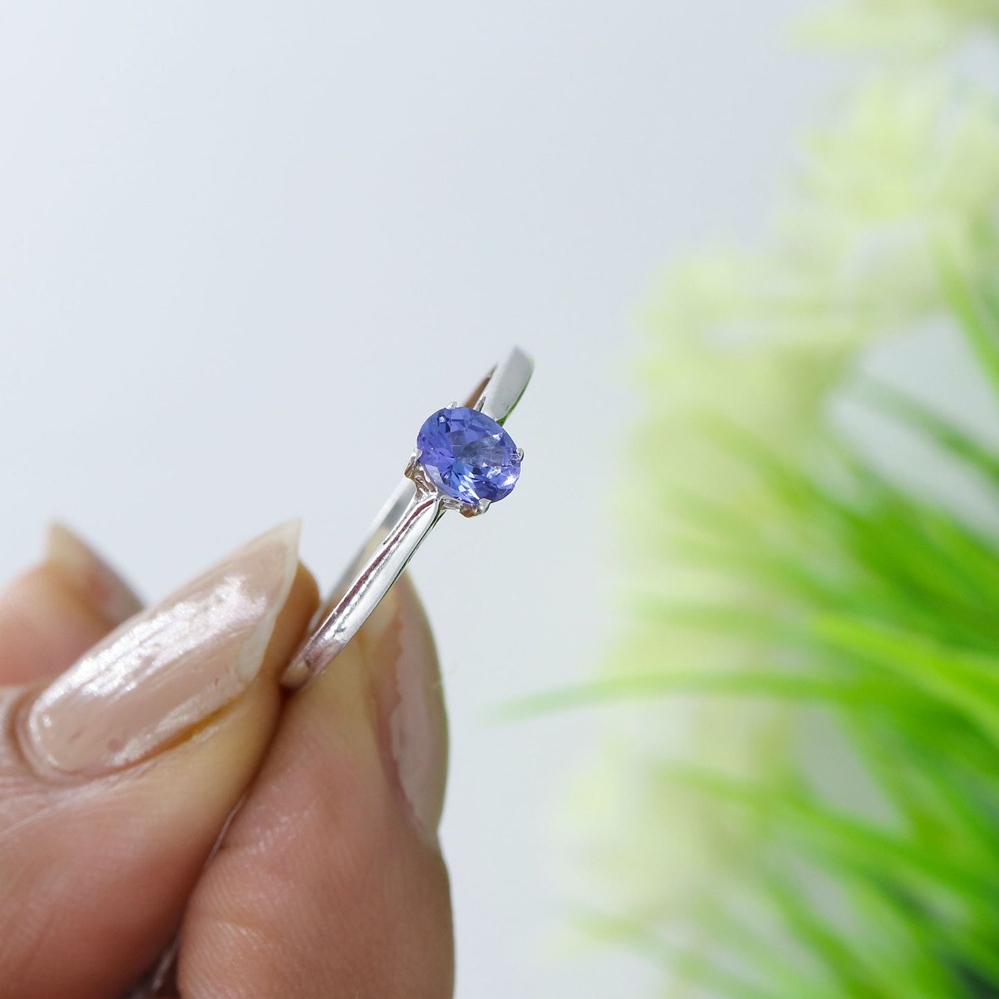 Tanzanite Ring Silver