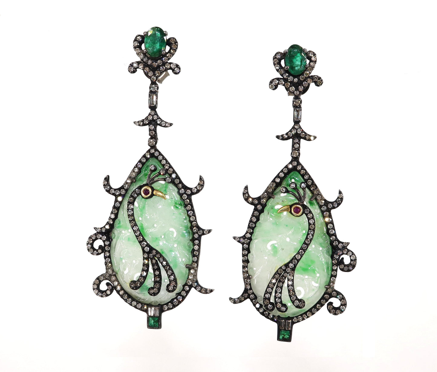Exclusively Designed Vintage Replica Victorian Earring Gold