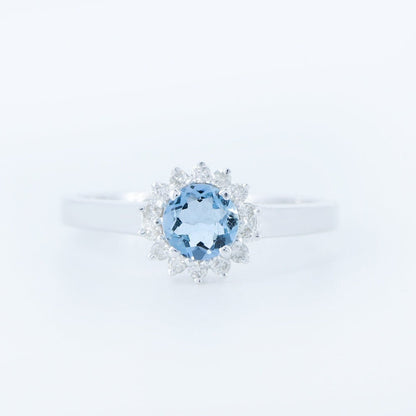 White Ring 14K Gold