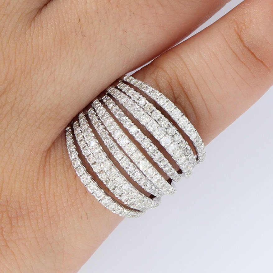 White Ring 18K Gold