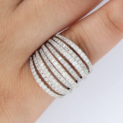White Ring 18K Gold