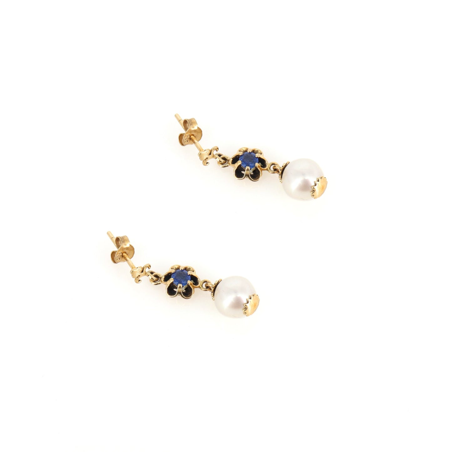 Gemstone Dangling Earring Gold