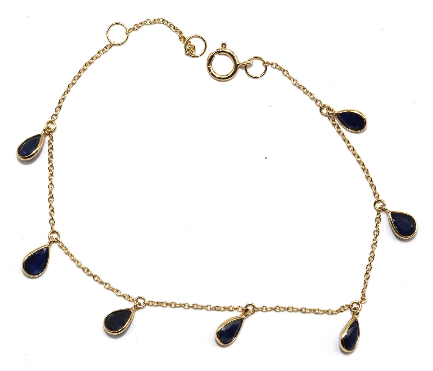 Sapphire Bracelet 18K Gold
