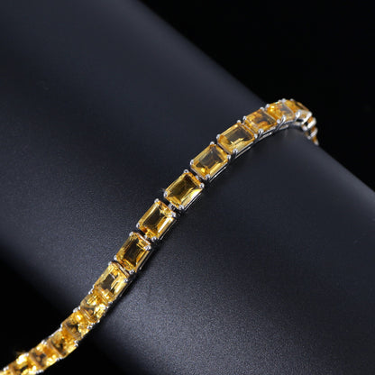 Citrine Bracelet Silver