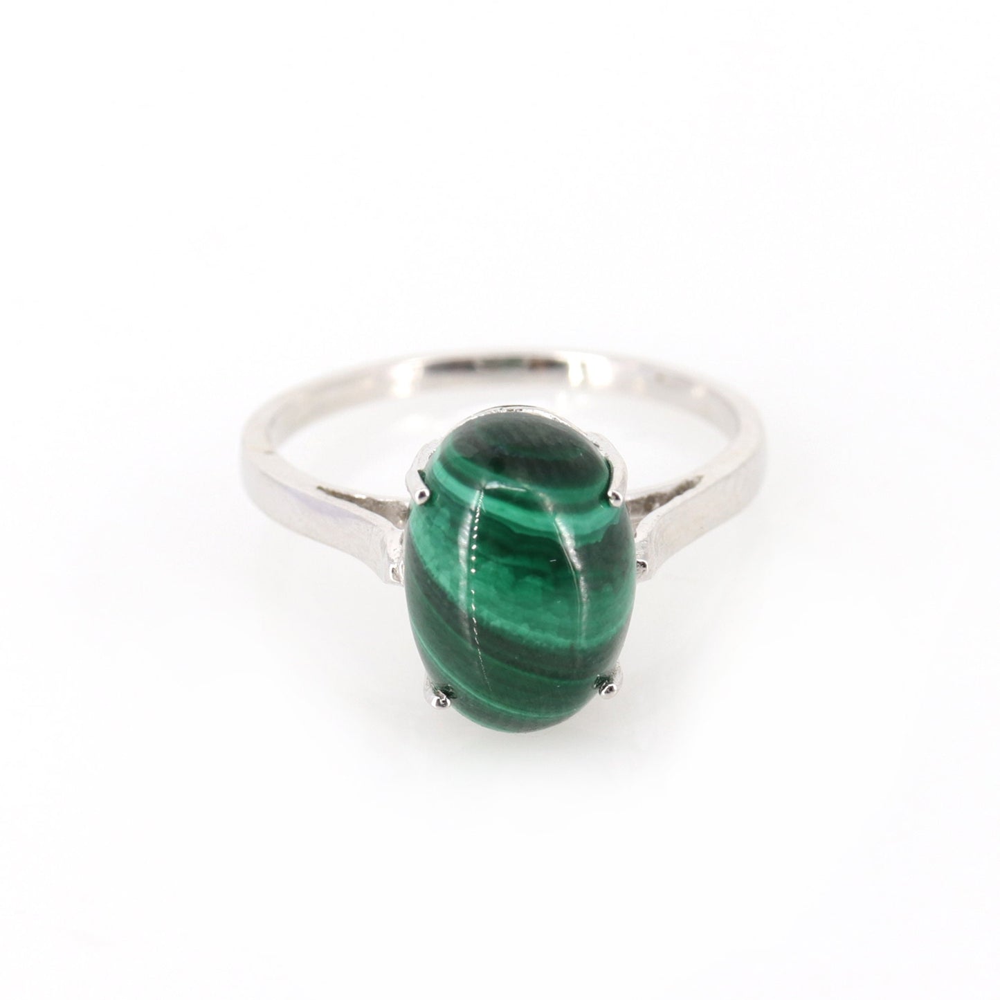 Malachite Studded Ring 14K Gold