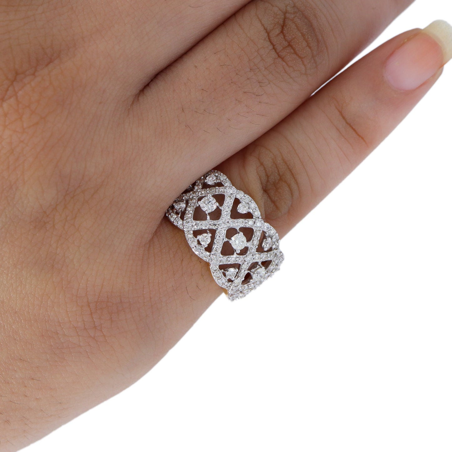 Studded Ring 18K Gold