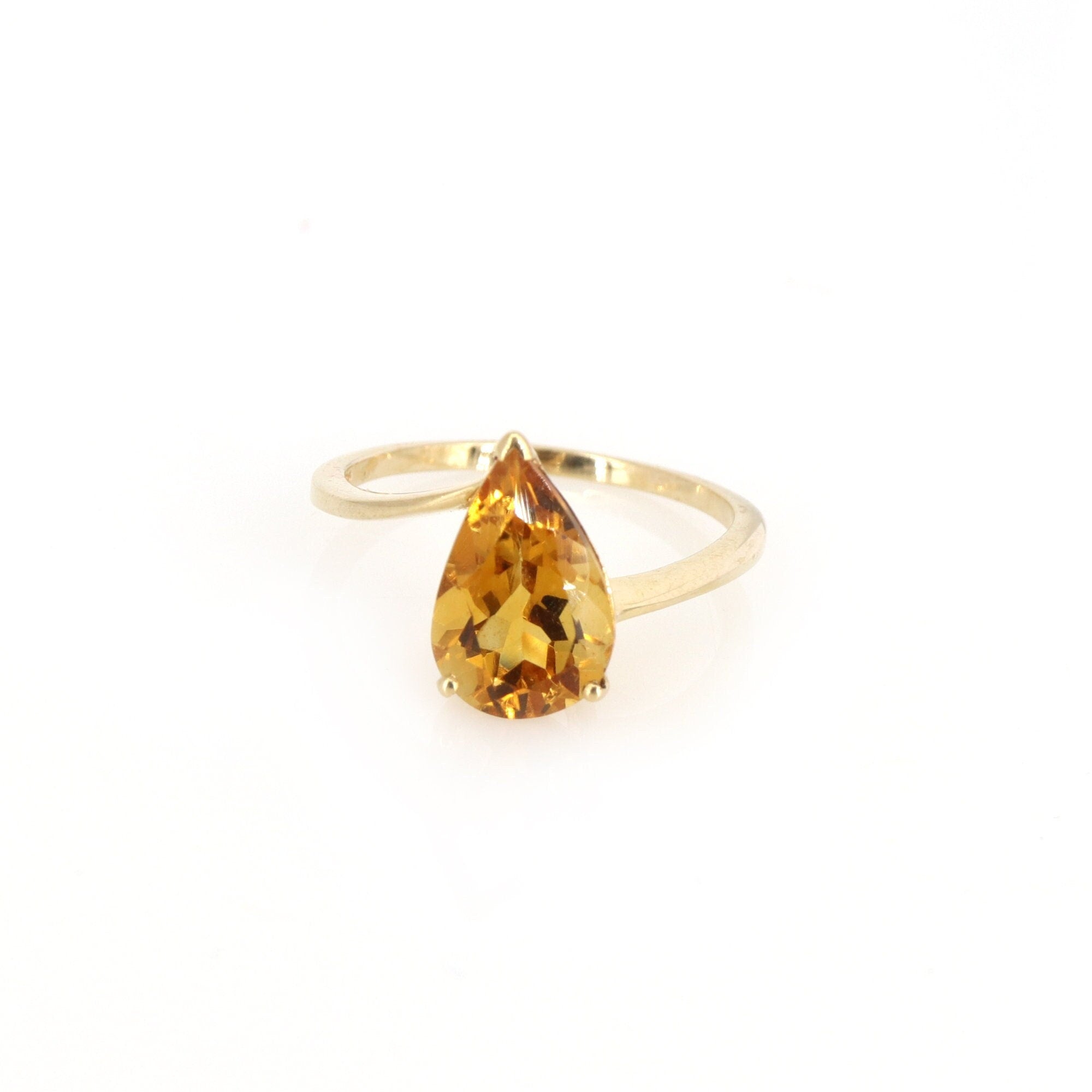 2.2 Citrine Ring 14K Gold