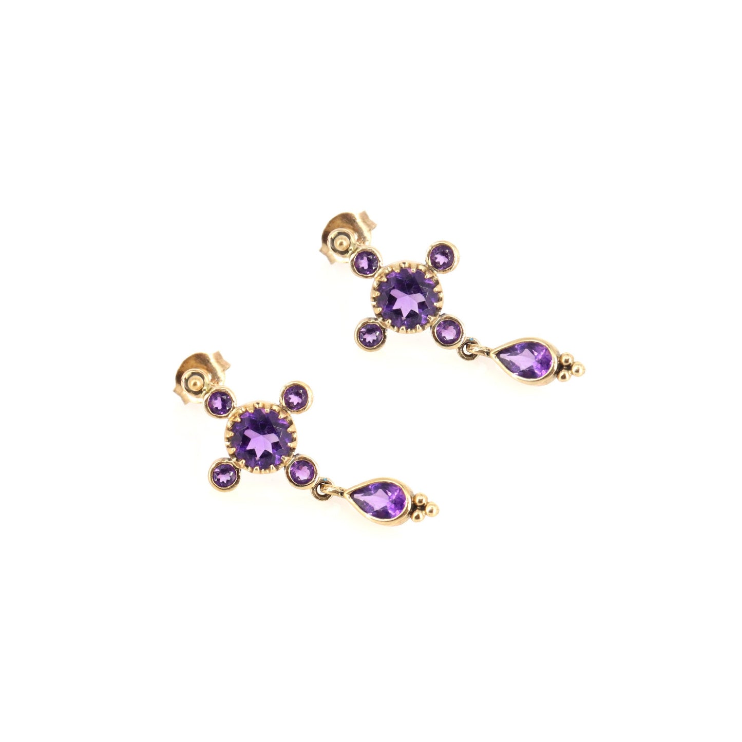 9K Yellow Earring Gold