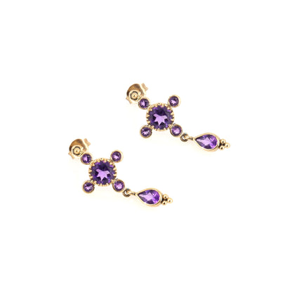 9K Yellow Earring Gold