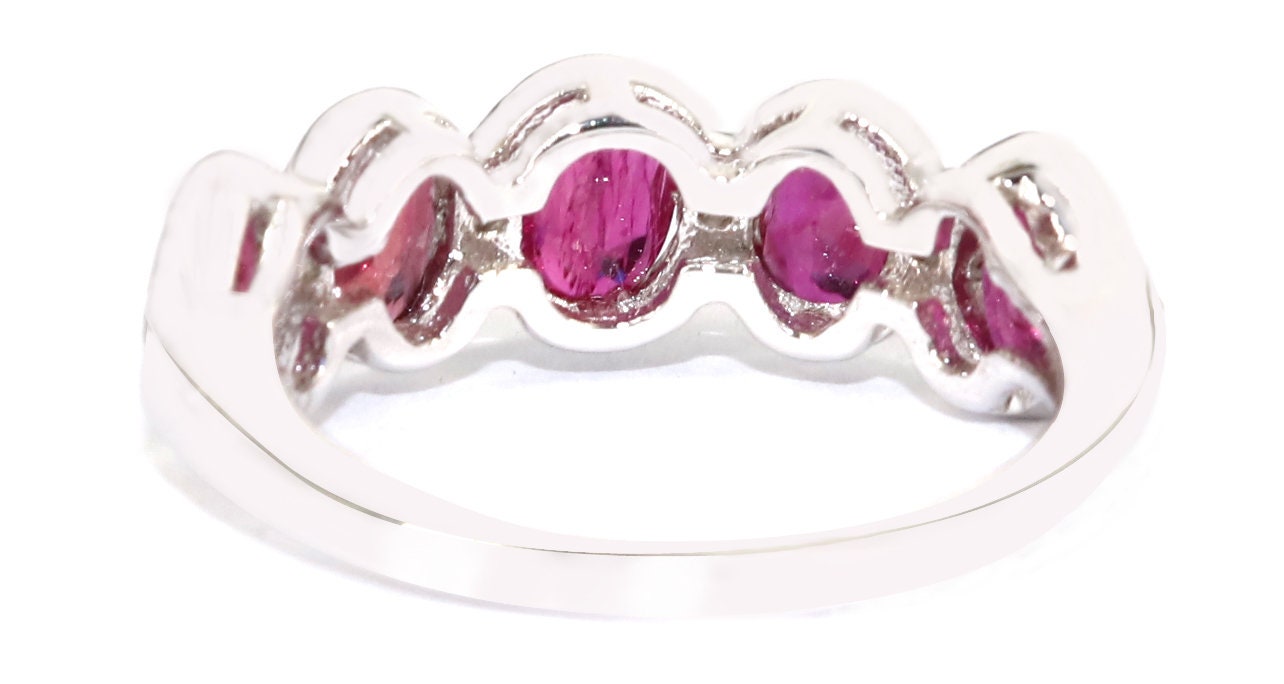 925 Sterling White Rhodium Beautiful Ring Gold