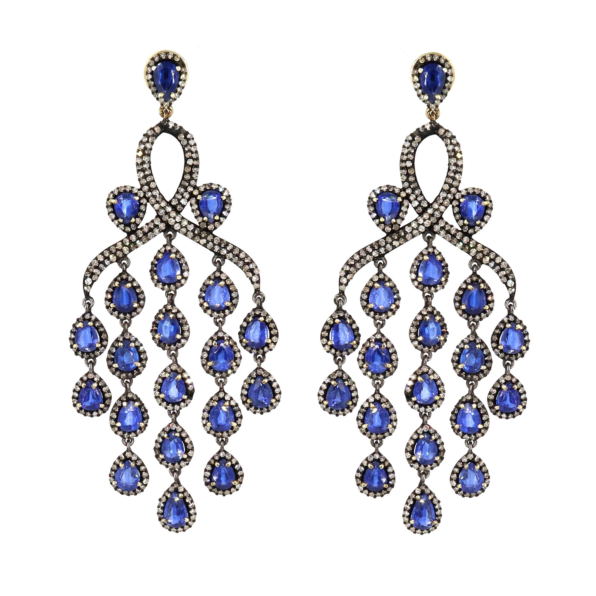 Blue Kyanite Drop Dangle Earring