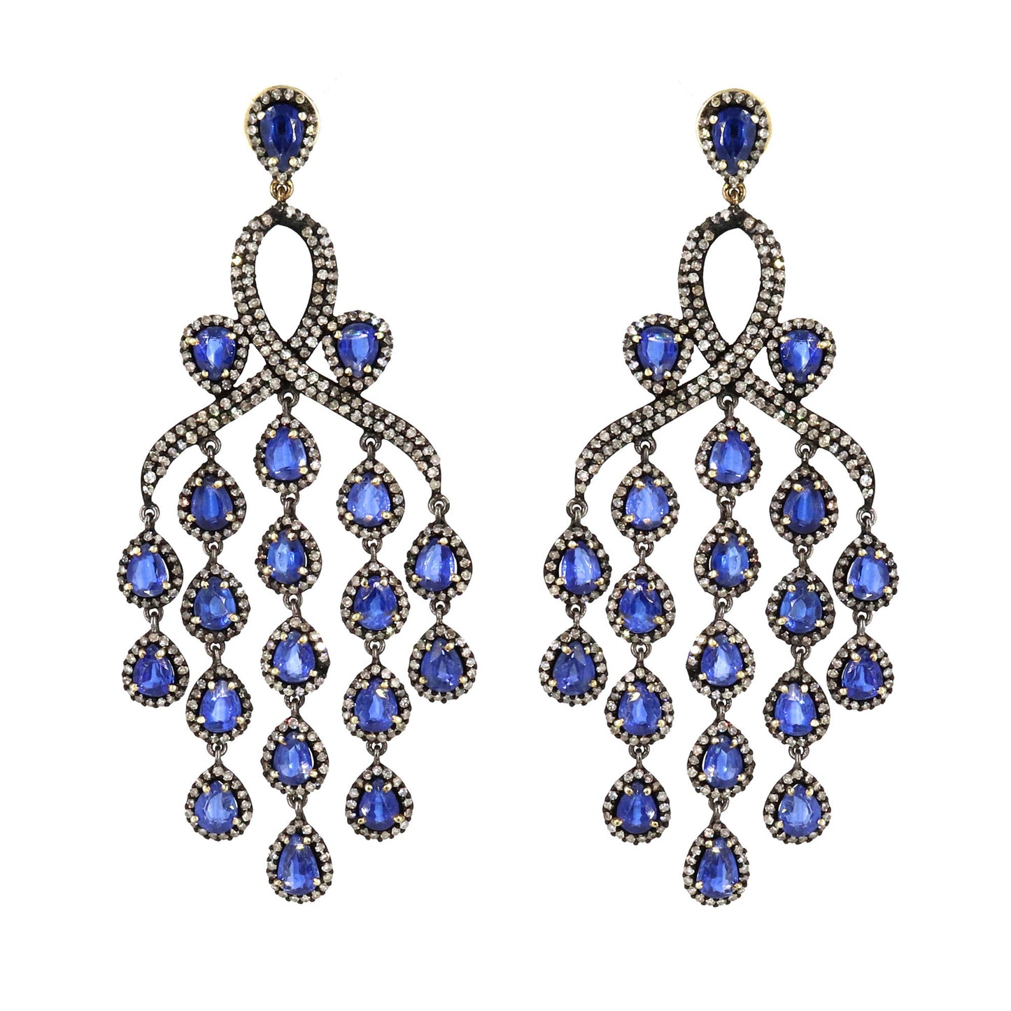 Blue Kyanite Drop Dangle Earring
