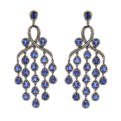 Blue Kyanite Drop Dangle Earring