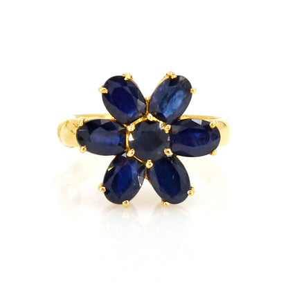Yellow Sapphire Ring 14K Gold