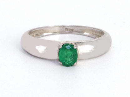 925 Sterling White Rhodium Beautiful Ring Gold