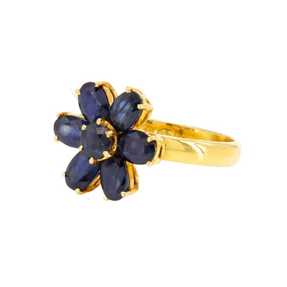 Yellow Sapphire Ring 14K Gold
