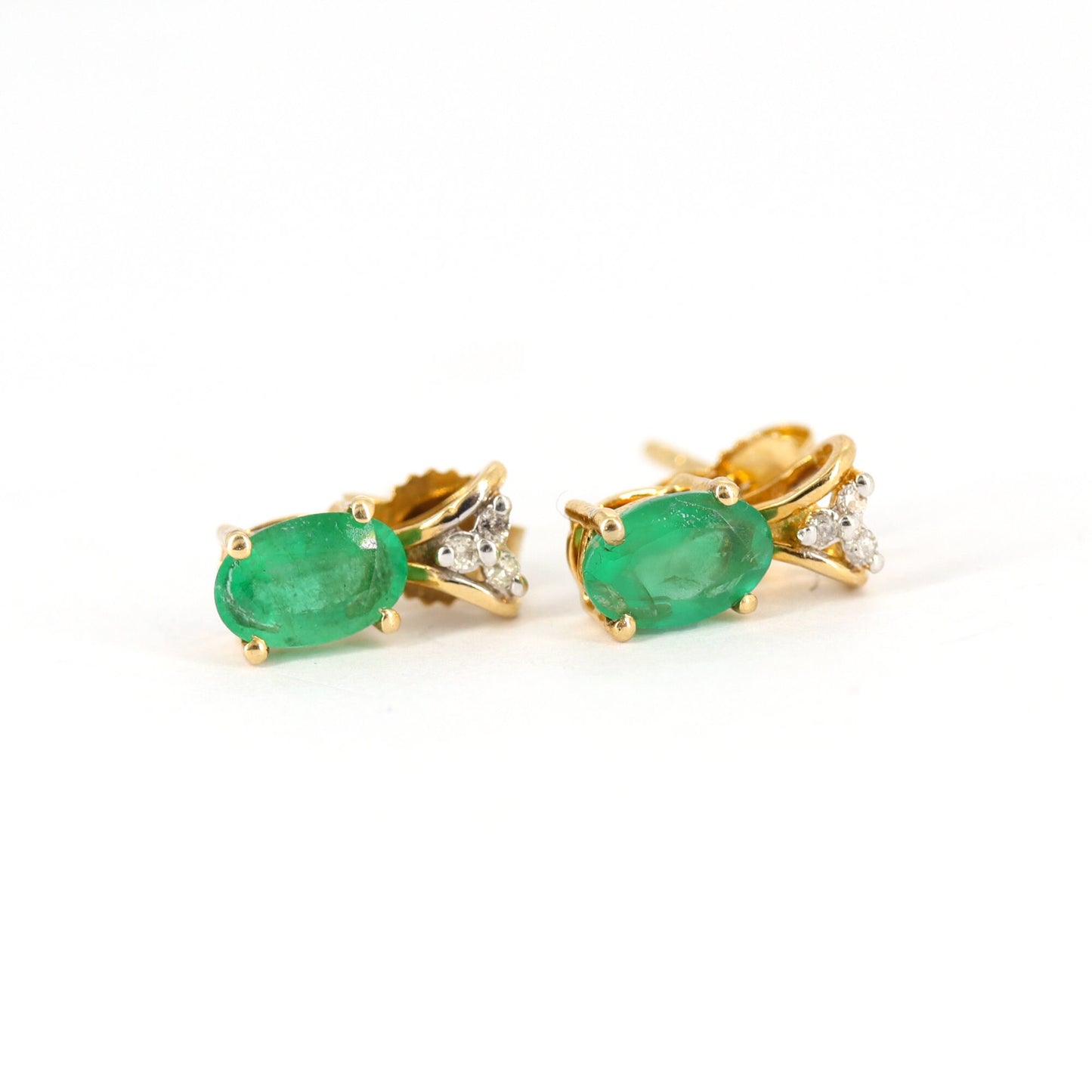 Dainty Yellow Earring 14K Gold