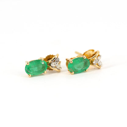 Dainty Yellow Earring 14K Gold