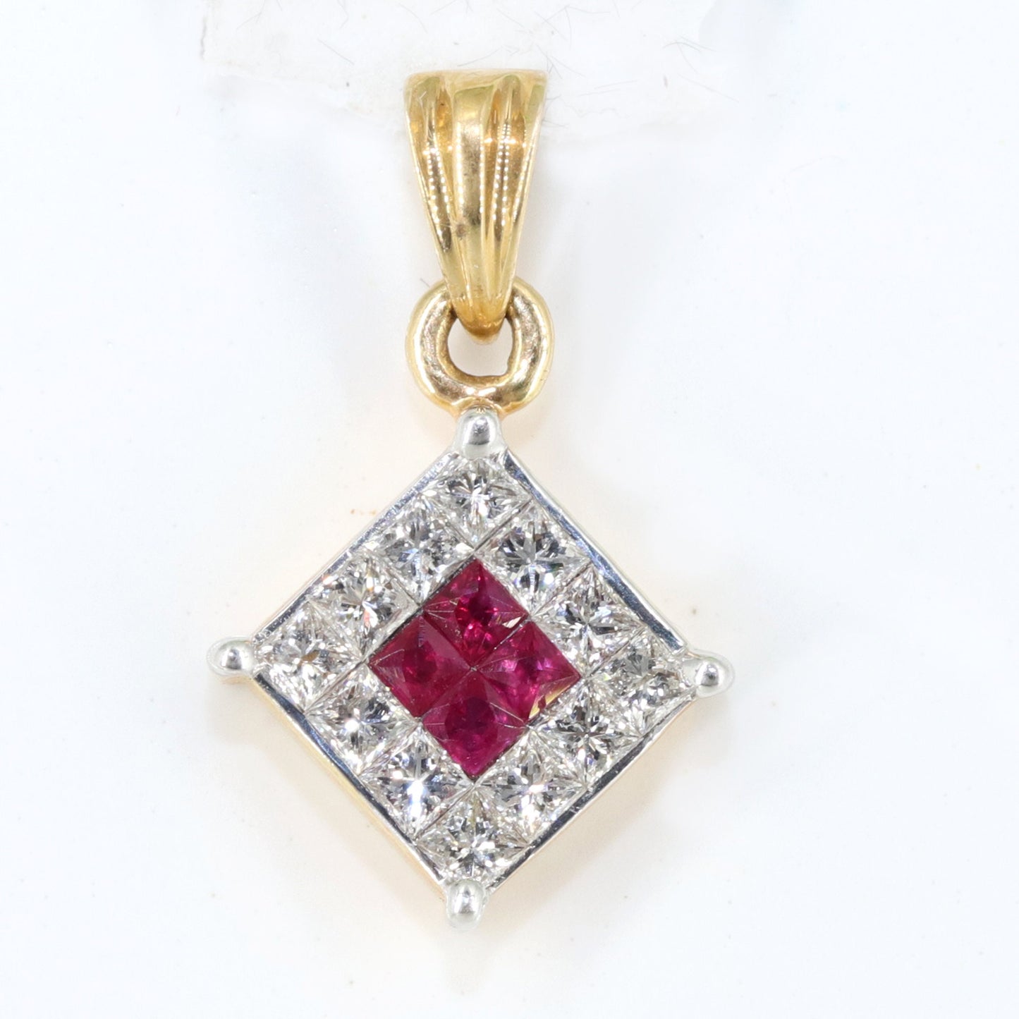 Ruby Pendant 18K Gold