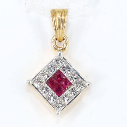Ruby Pendant 18K Gold