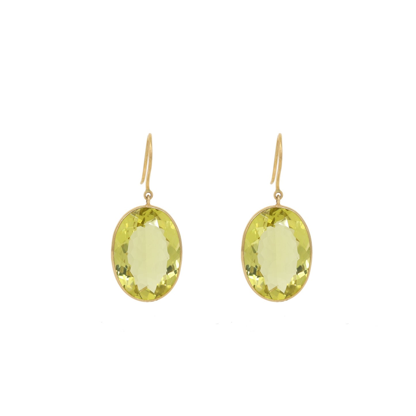 Lemon Topaz Earring 18K Gold