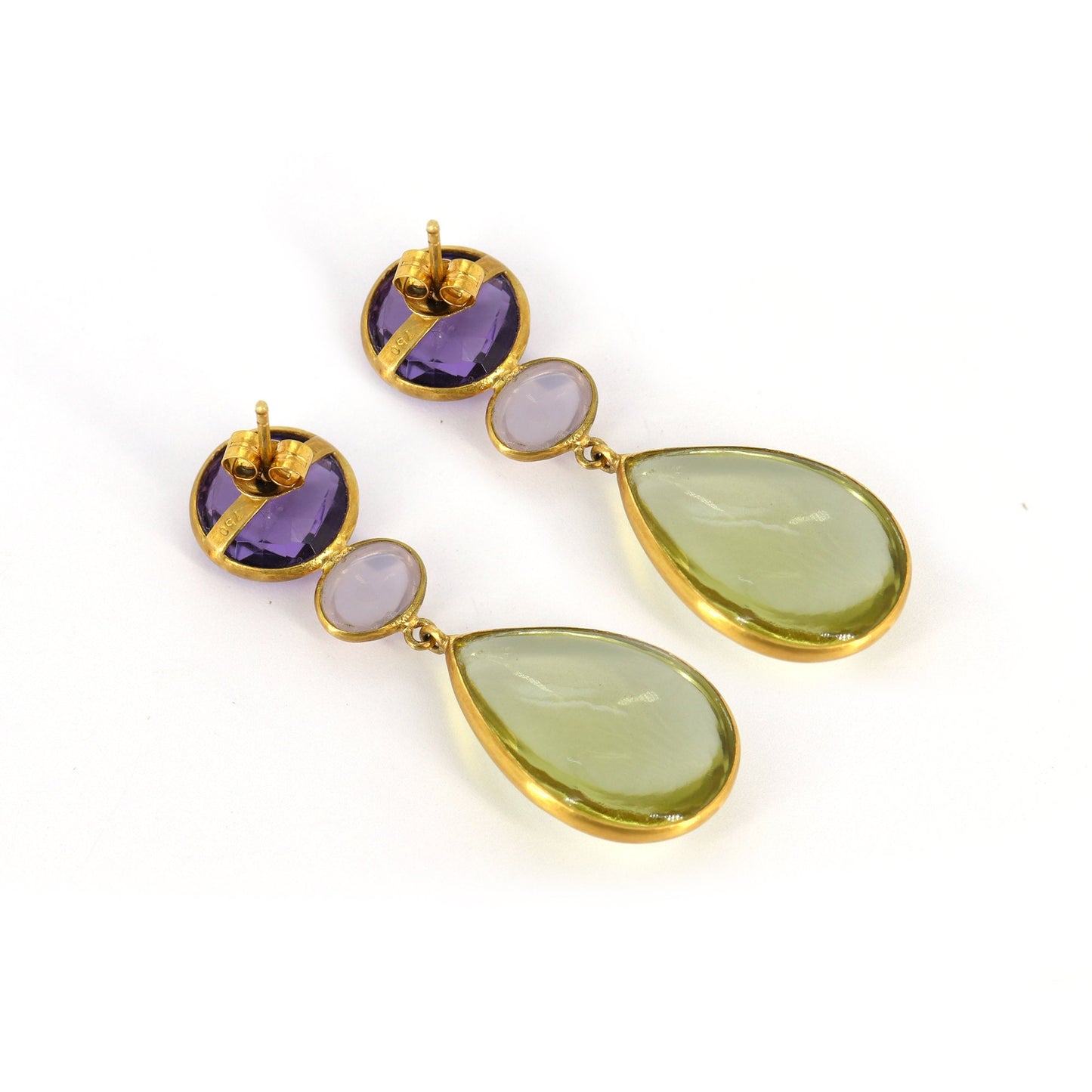 Yellow Handmade Earring 18K Gold