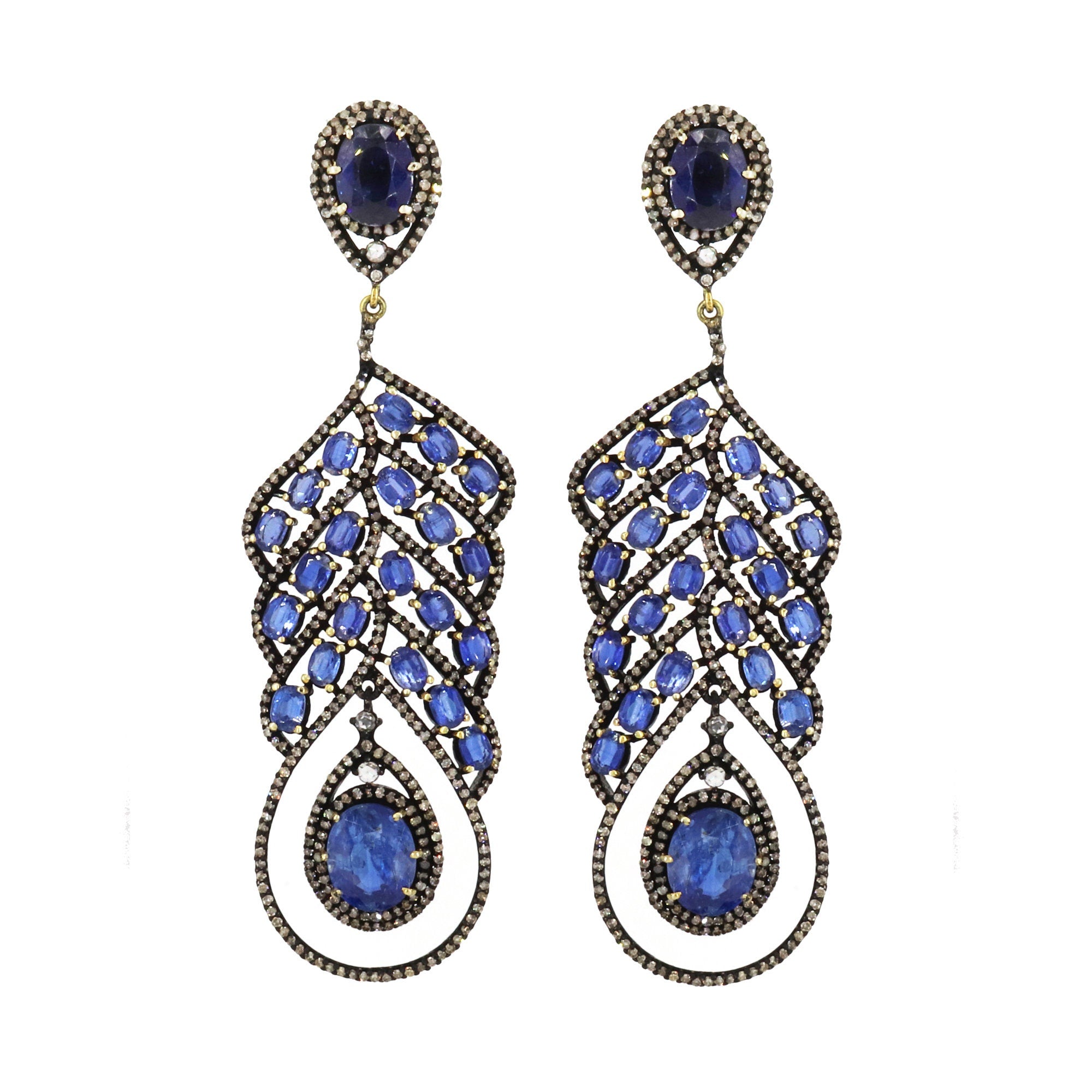 Blue Kyanite Earring