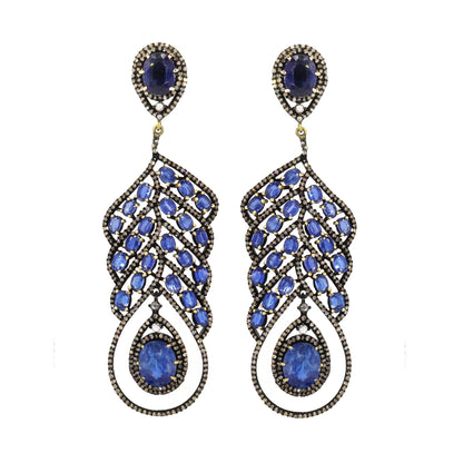 Blue Kyanite Earring