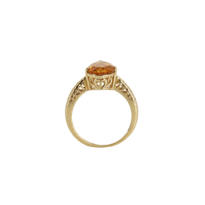 Citrine Ring 14K Gold