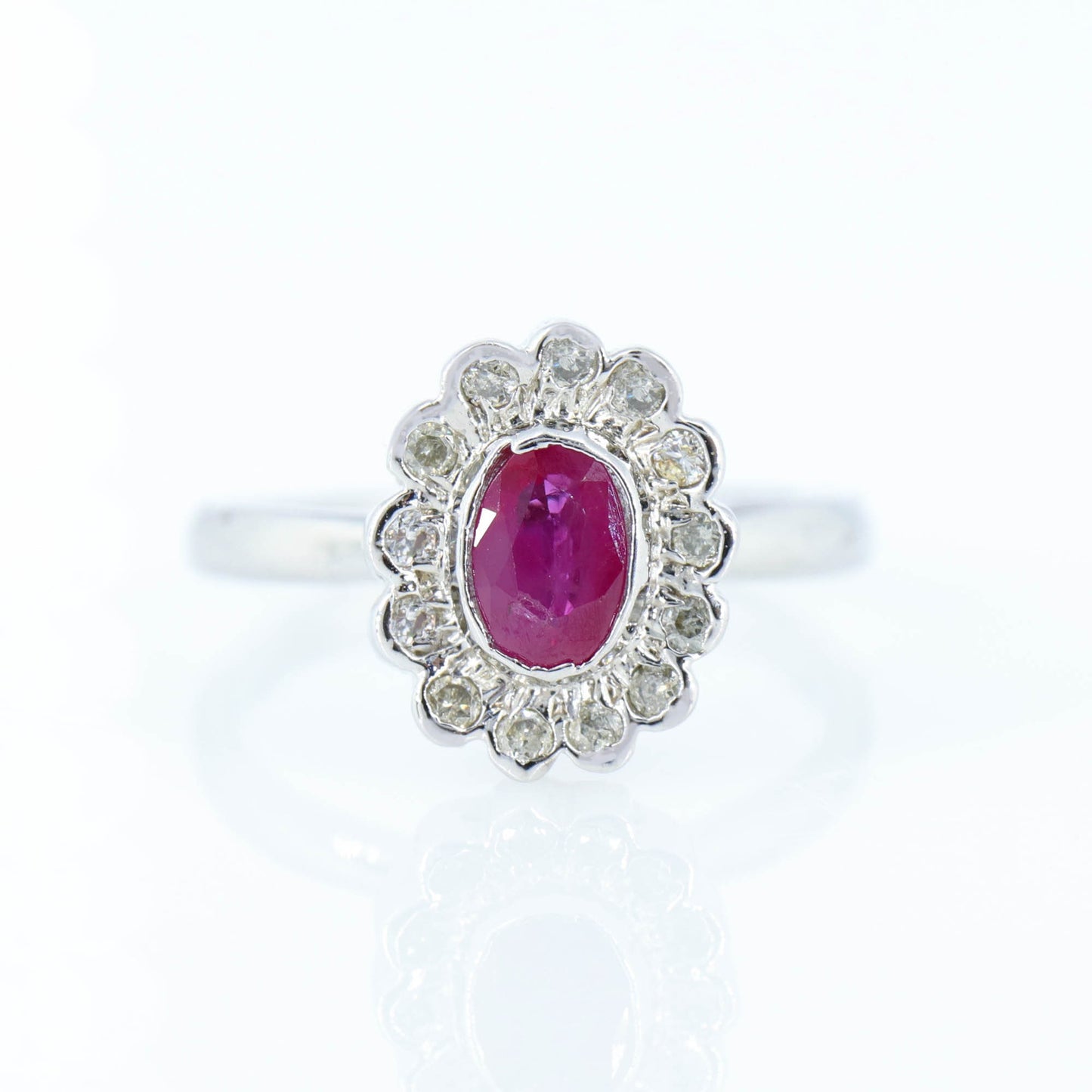 Ruby Ring Silver
