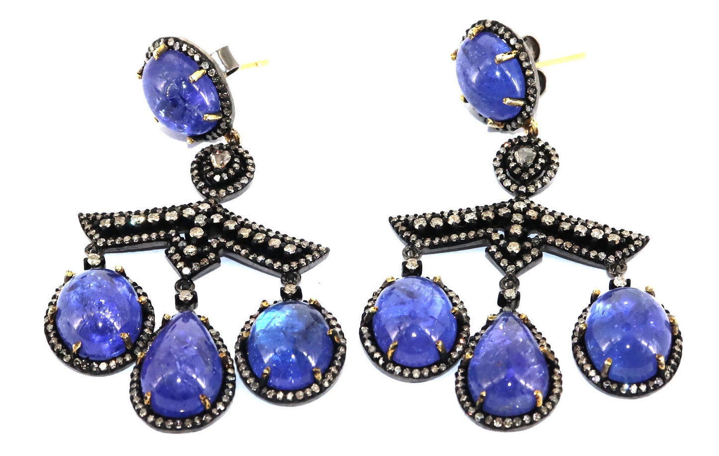 Exclusively Designed Vintage Replica Victorian Earring Gold