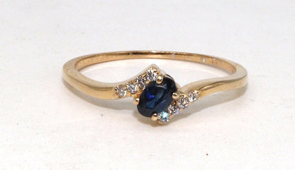 Sapphire Ring 14K Gold