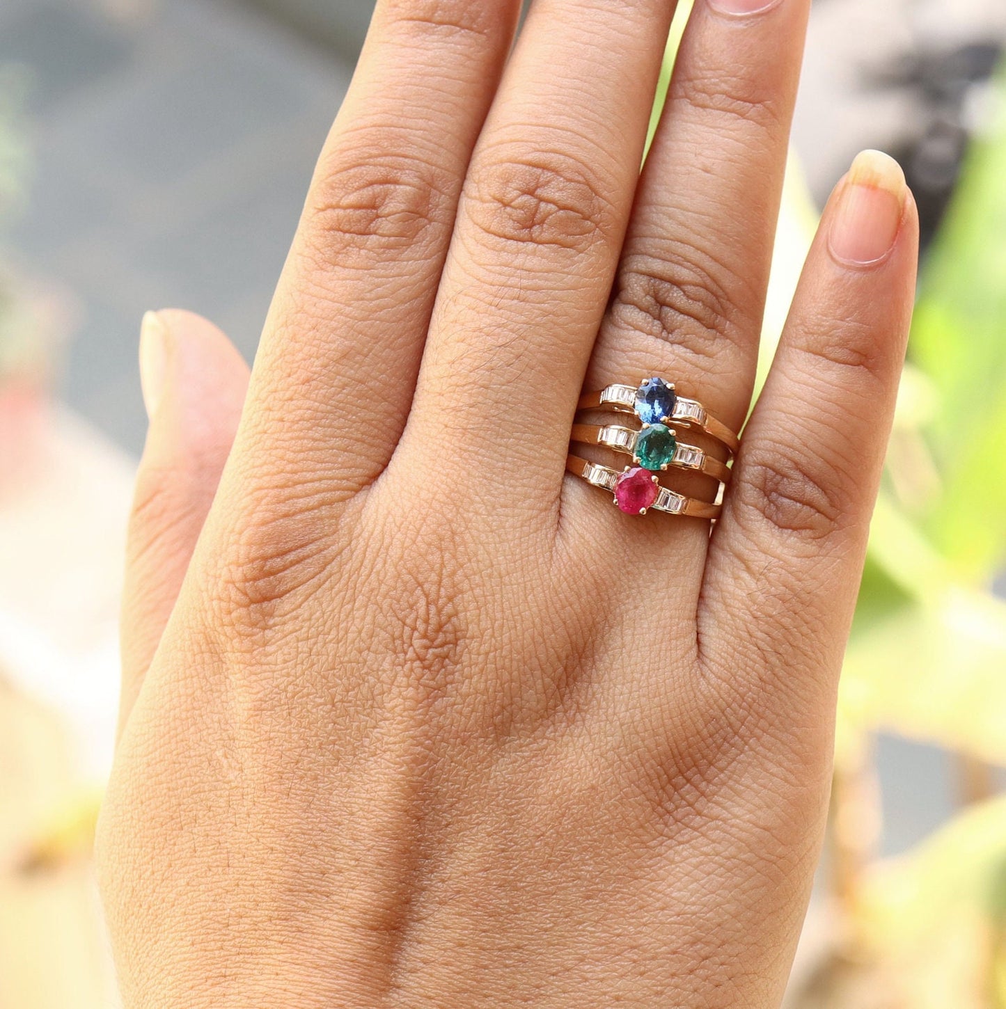 Emerald Ring 14K Gold