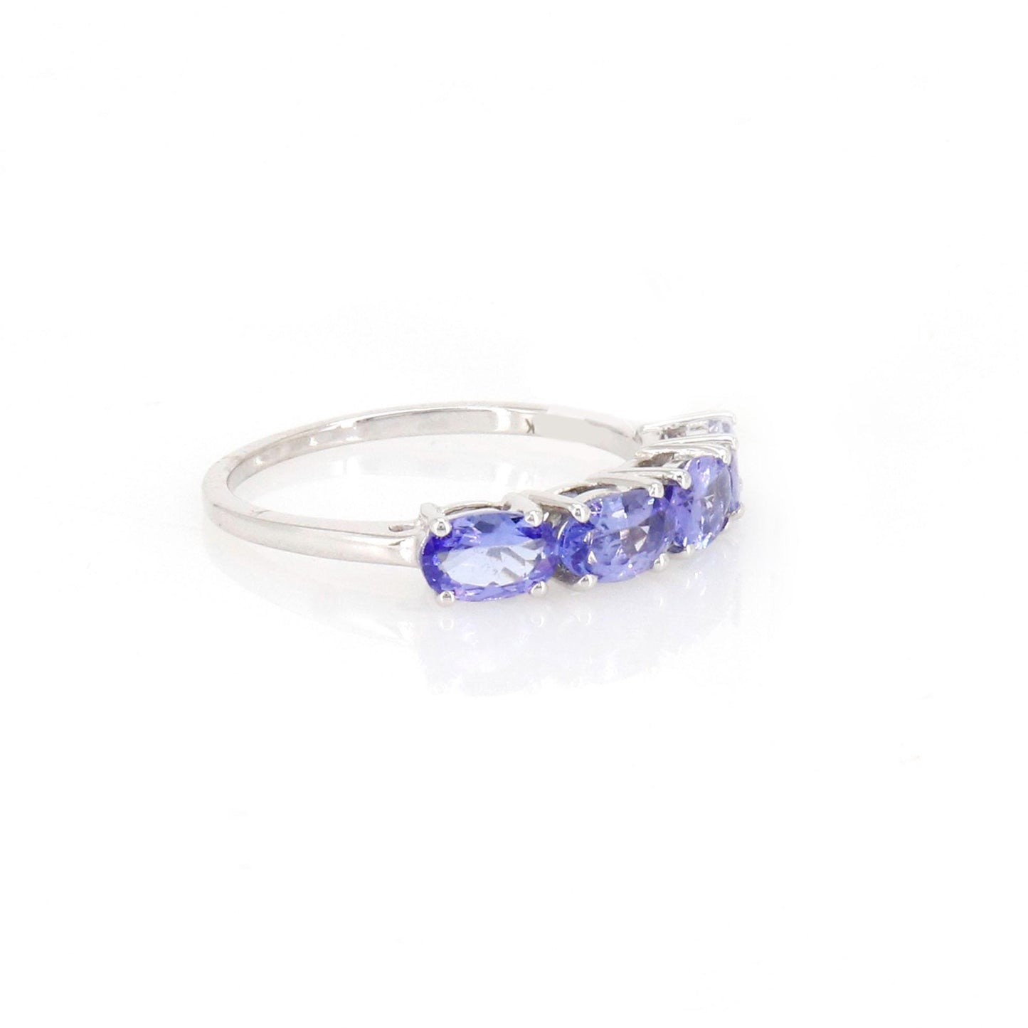 White Tanzanite Ring 14K Gold
