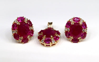 Ruby Jewelry : Pendant 14K Gold