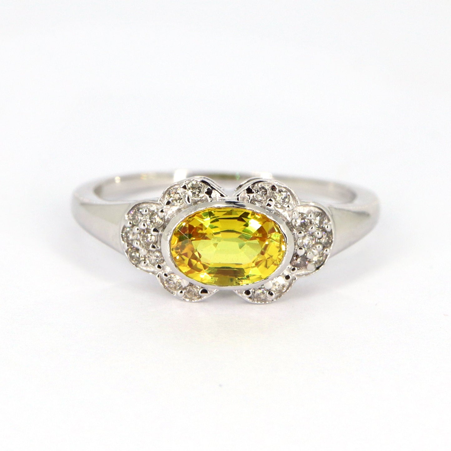 September White Ring 14K Gold