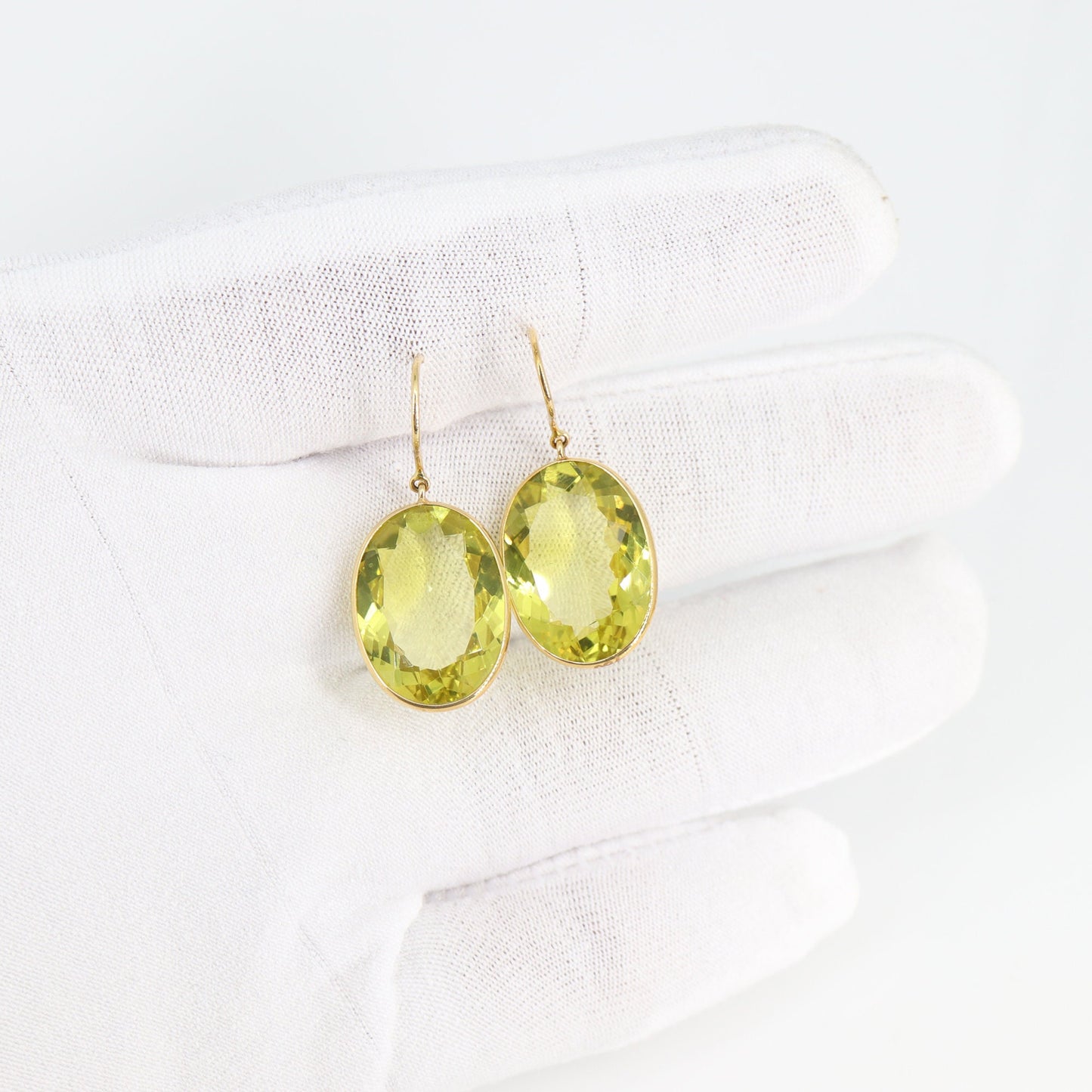 Lemon Topaz Earring 18K Gold