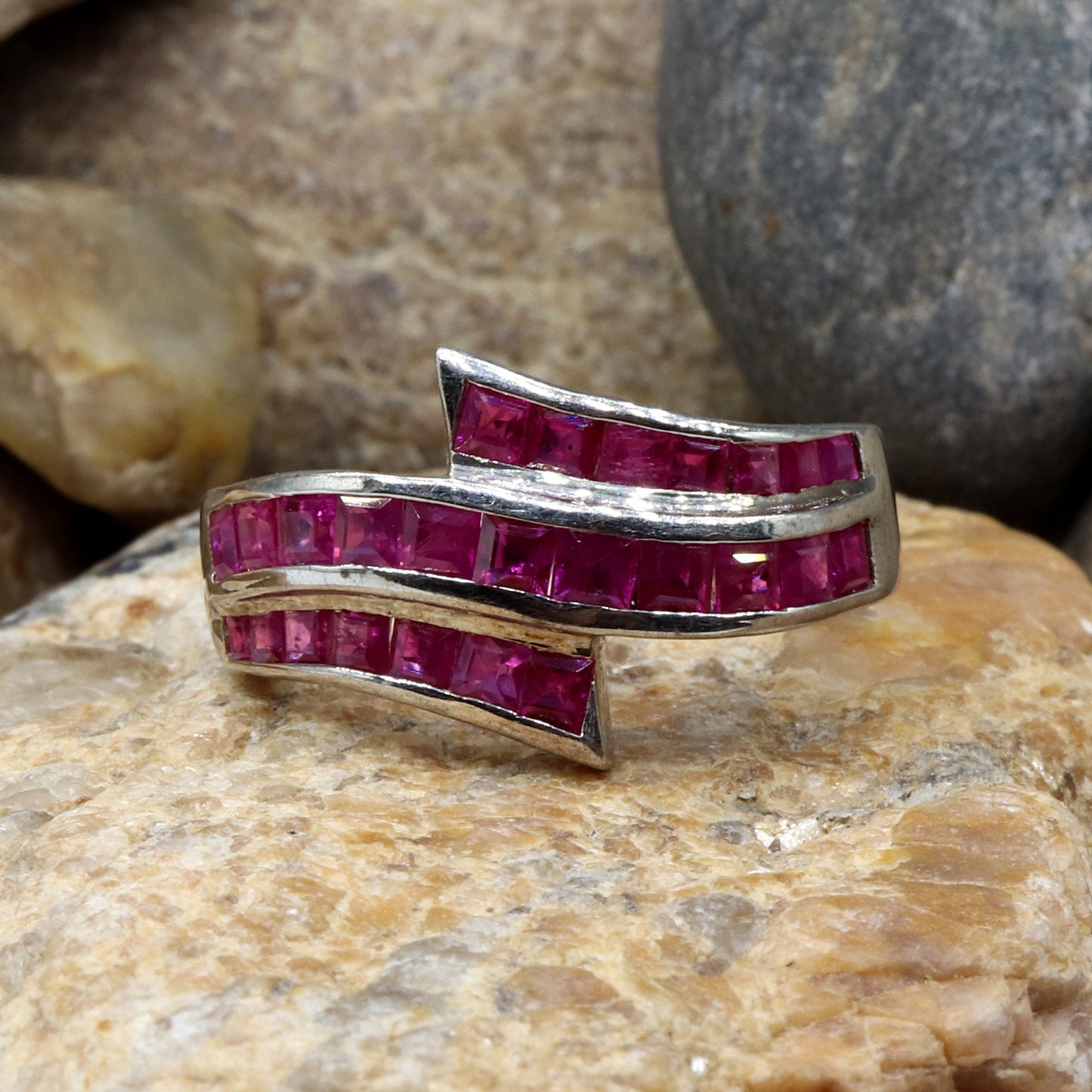 Ruby Ring Silver