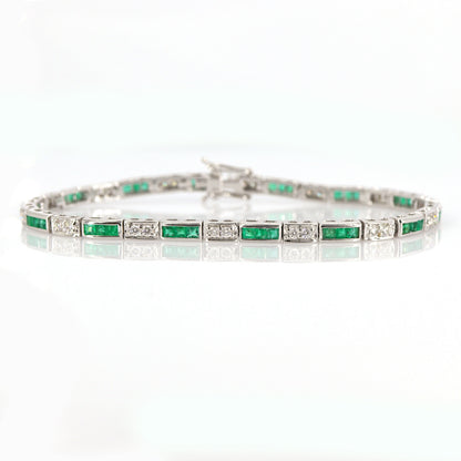 White Bracelet 14K Gold